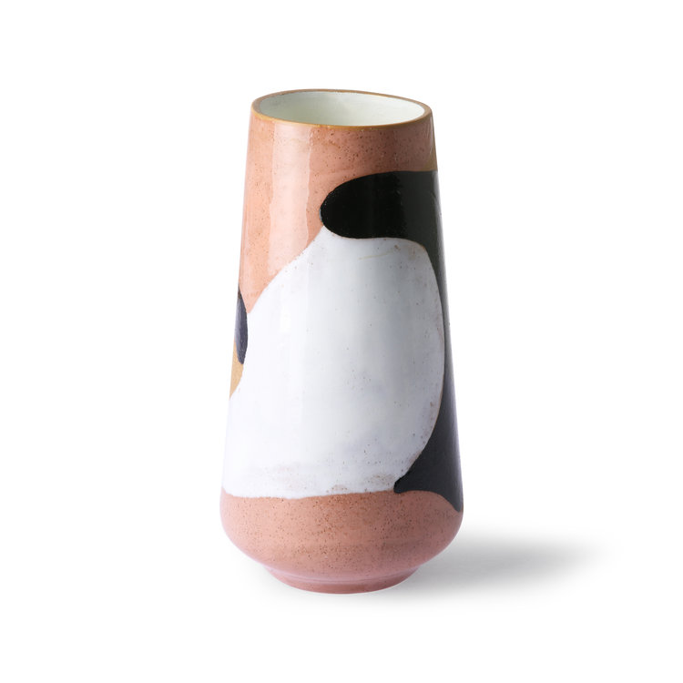 HKliving HKliving hand painted ceramic flower vase