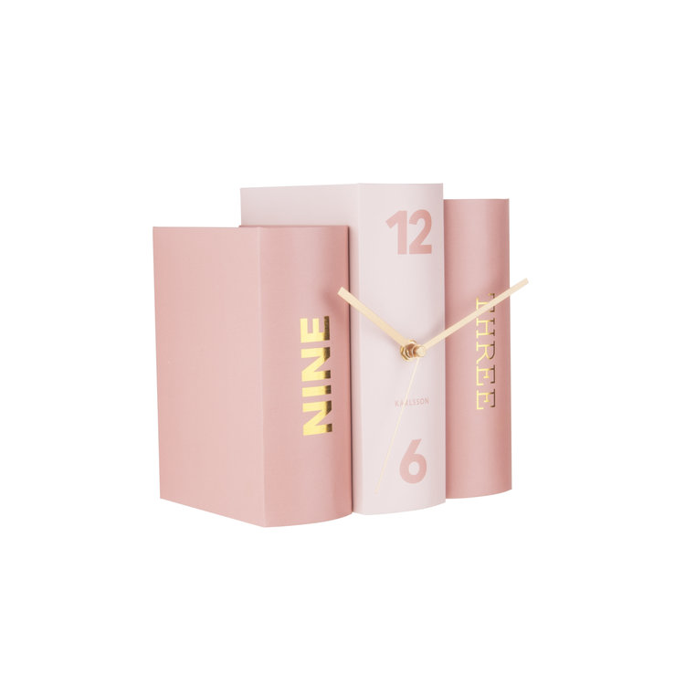 Present Time Karlsson book table clock