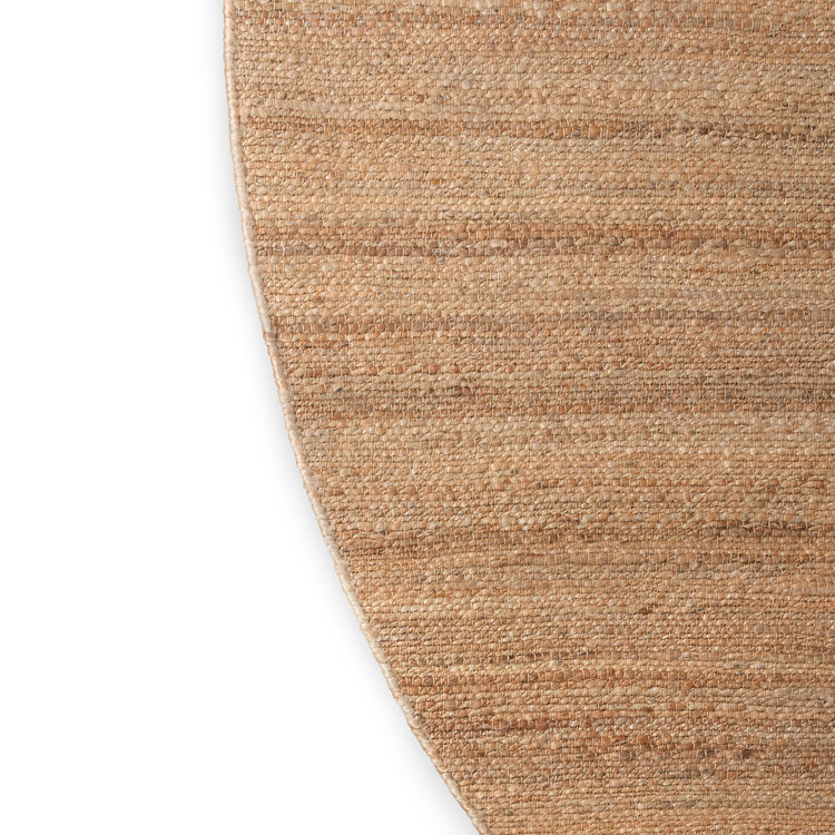 HKliving HKliving round woven hemp rug