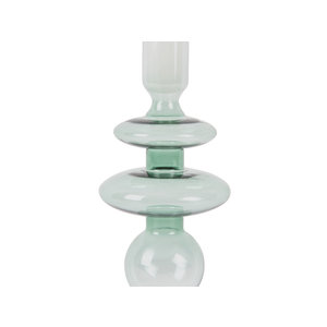 Present Time Present time Candle holder Glass art Rings GREEN