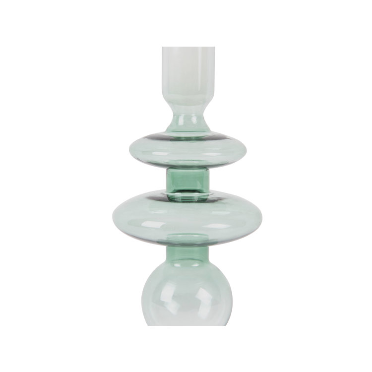 Present Time Present time Candle holder Glass art Rings GREEN