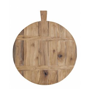 HKliving HKliving Cutting Board round wood Large