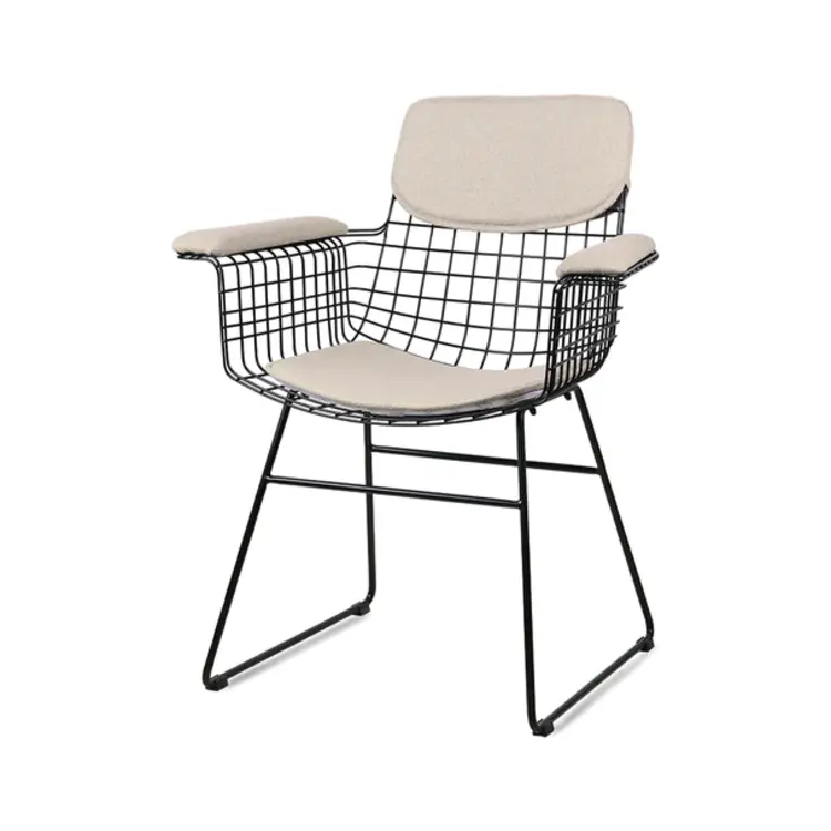 HKliving HKliving wire armchair comfort kit sand