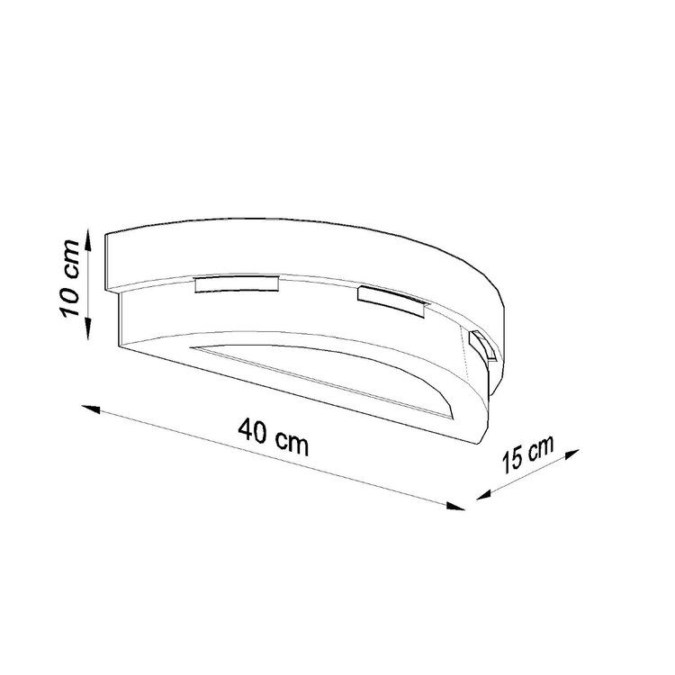 Sollux Lighting Wandlamp keramiek HELIOS