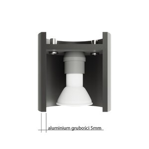 Sollux Lighting Plafondlamp ORBIS 1 zwart