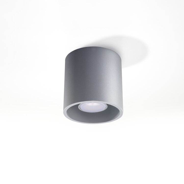 Sollux Lighting Plafondlamp ORBIS 1 grijs