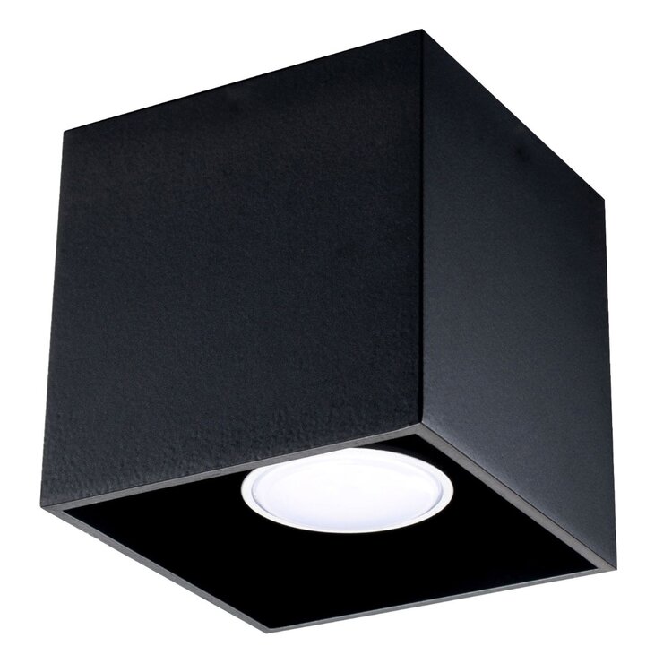 Sollux Lighting Plafondlamp QUAD 1 zwart