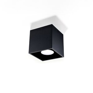 Sollux Lighting Plafondlamp QUAD 1 zwart