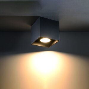 Sollux Lighting Ceiling lamp QUAD 1 black