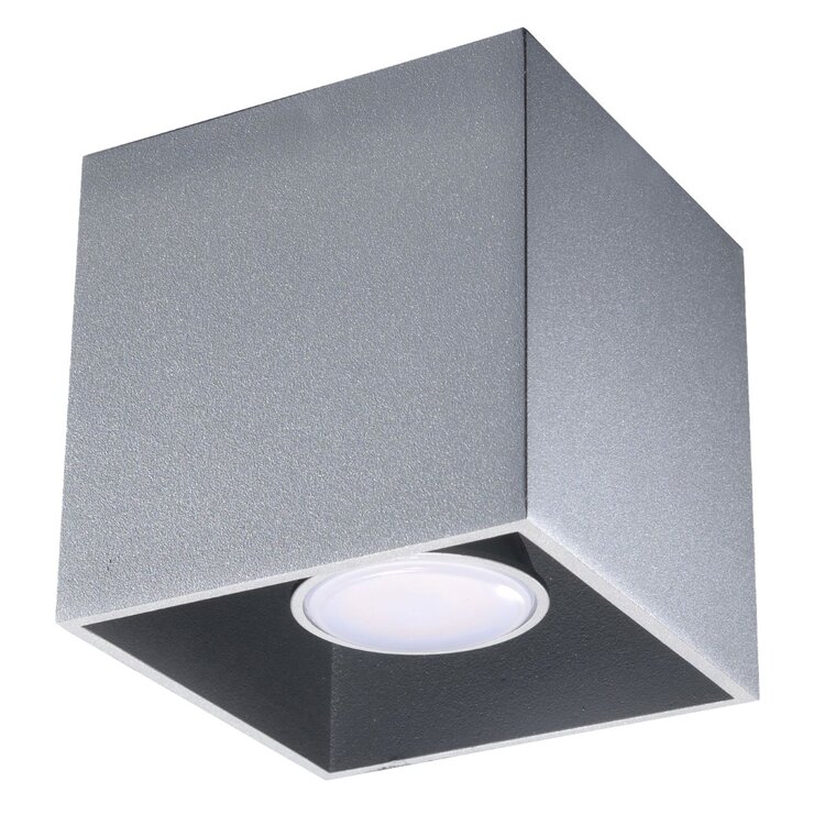 Sollux Lighting Ceiling lamp QUAD 1 grey