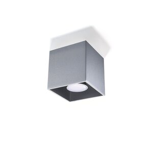 Sollux Lighting Plafondlamp QUAD 1 grijs