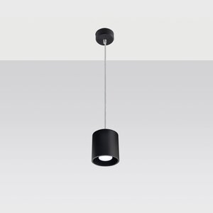 Sollux Lighting Hanglamp ORBIS 1 zwart
