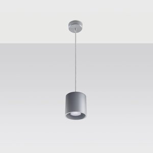 Sollux Lighting Hanglamp ORBIS 1 grijs