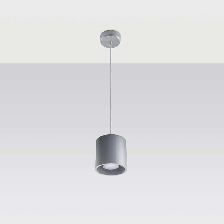 Sollux Lighting Pendant lamp ORBIS 1 grey