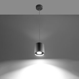 Sollux Lighting Pendant lamp ORBIS 1 grey