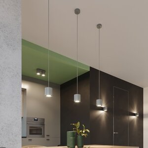 Sollux Lighting Ceiling lamp ORBIS 2 grey
