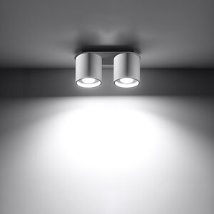Sollux Lighting Ceiling lamp ORBIS 2 white