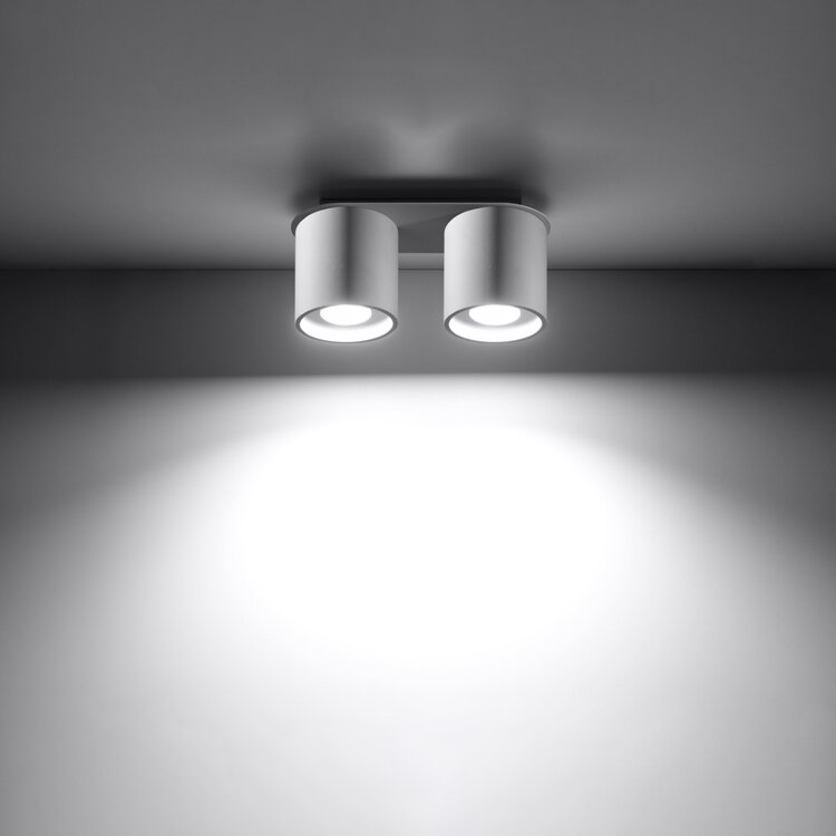 Sollux Lighting Deckenleuchte ORBIS 2 weiß