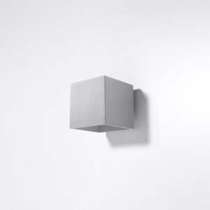 Sollux Lighting Wandlamp QUAD 1 grijs