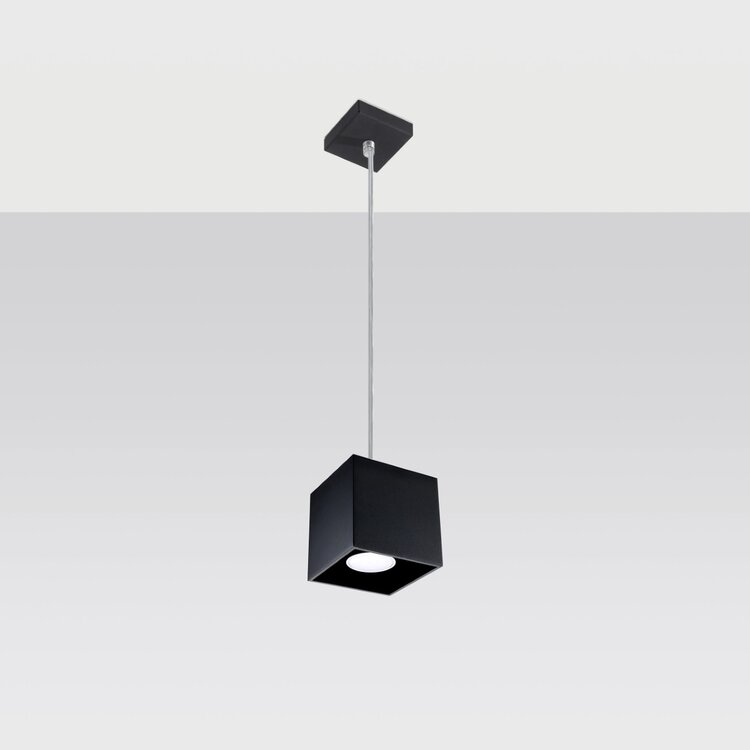 Sollux Lighting Pendant lamp QUAD 1 black