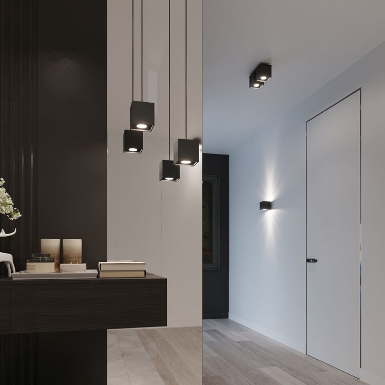 Sollux Lighting Plafondlamp QUAD 2 zwart
