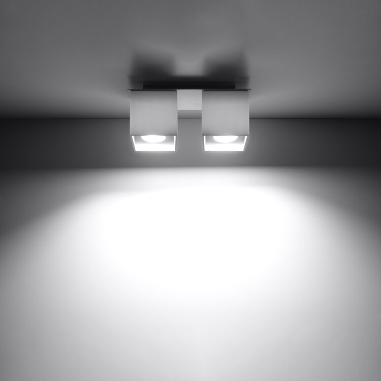 Sollux Lighting Plafondlamp QUAD 2 wit