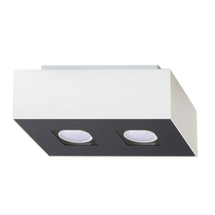 Sollux Lighting Plafondlamp MONO 2 wit