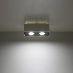 Sollux Lighting Plafondlamp MONO 2 wit
