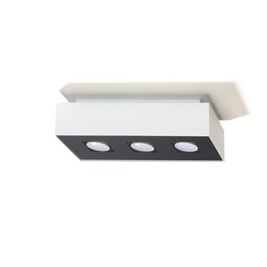 Sollux Lighting Plafondlamp MONO 3 wit