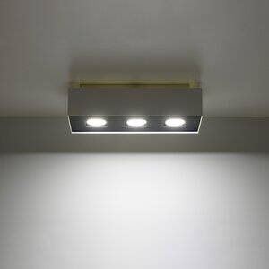 Sollux Lighting Plafondlamp MONO 3 wit