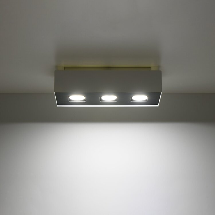 Sollux Lighting Plafondlamp MONO 3 wit