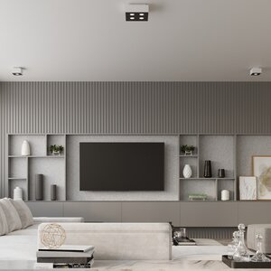 Sollux Lighting Deckenleuchte MONO 3 weiß