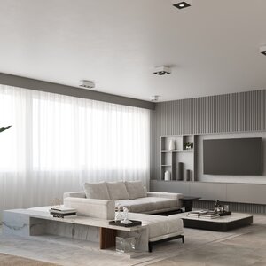 Sollux Lighting Deckenleuchte MONO 4 weiß