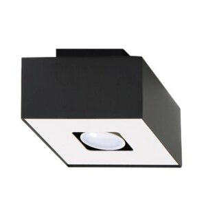 Sollux Lighting Plafondlamp MONO 1 zwart