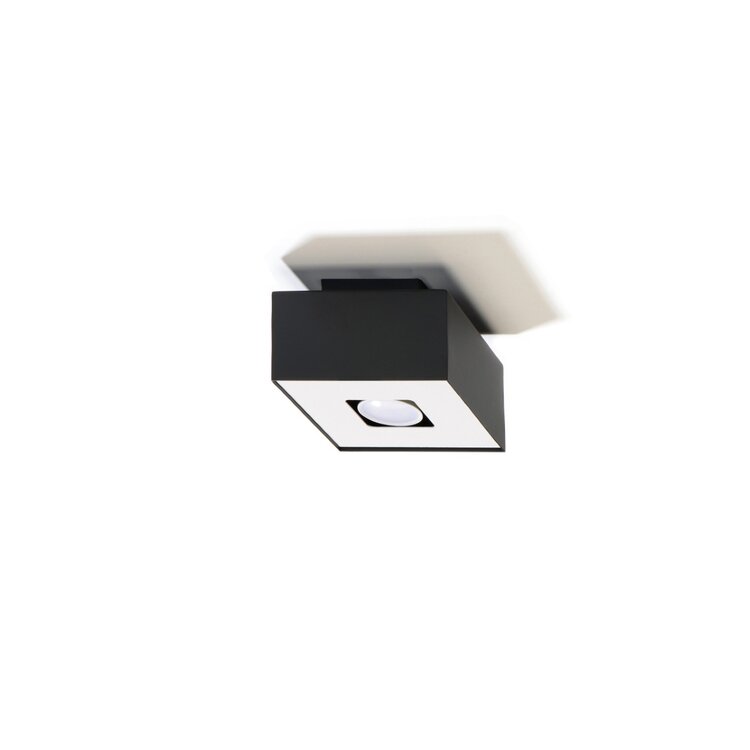 Sollux Lighting Plafondlamp MONO 1 zwart
