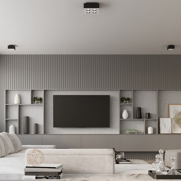 Sollux Lighting Ceiling lamp MONO 1 black
