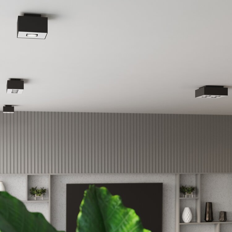 Sollux Lighting Plafondlamp MONO 1 zwart