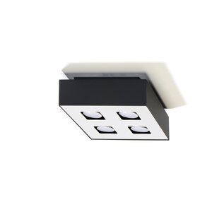 Sollux Lighting Plafondlamp MONO 4 zwart
