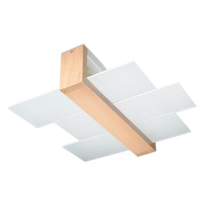 Sollux Lighting Ceiling lamp FENIKS 2 natural wood