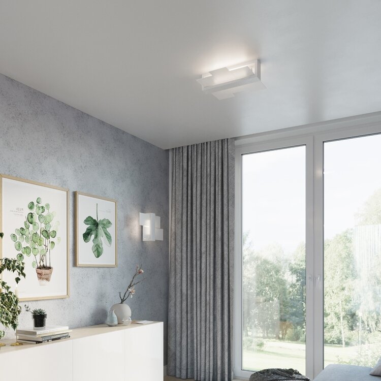 Sollux Lighting Wandleuchte FENIKS 1 weiß