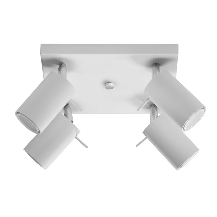 Sollux Lighting Deckenleuchte RING 4 weiß