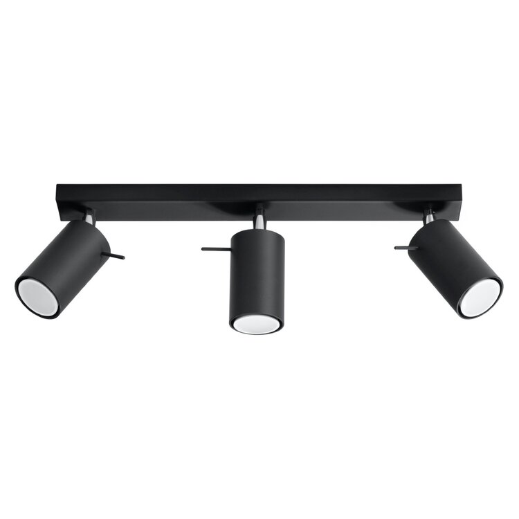 Sollux Lighting Ceiling lamp RING 3 black