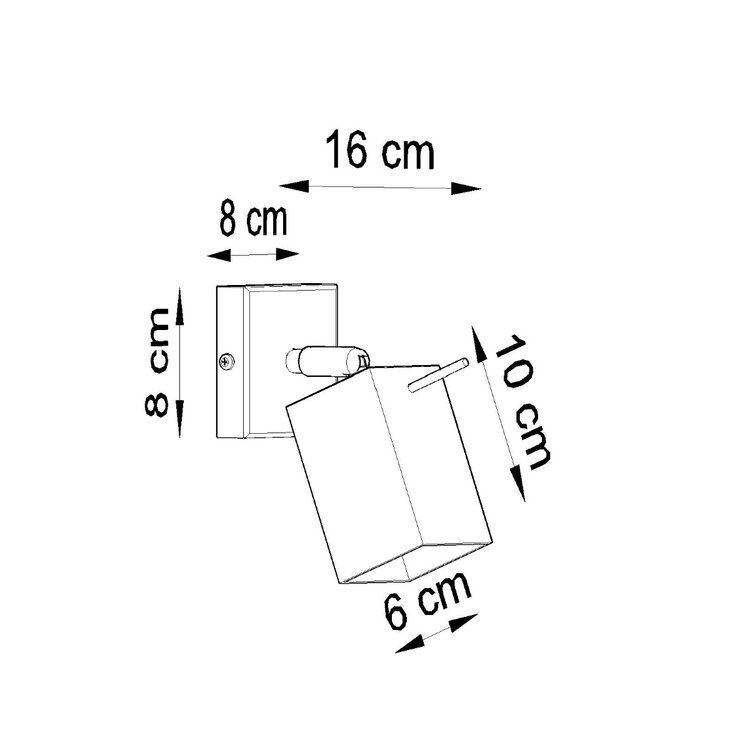 Sollux Lighting Wandlamp MERIDA wit