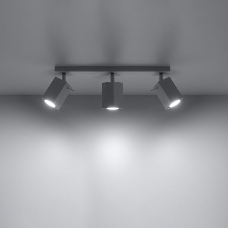 Sollux Lighting Deckenleuchte MERIDA 3 weiß