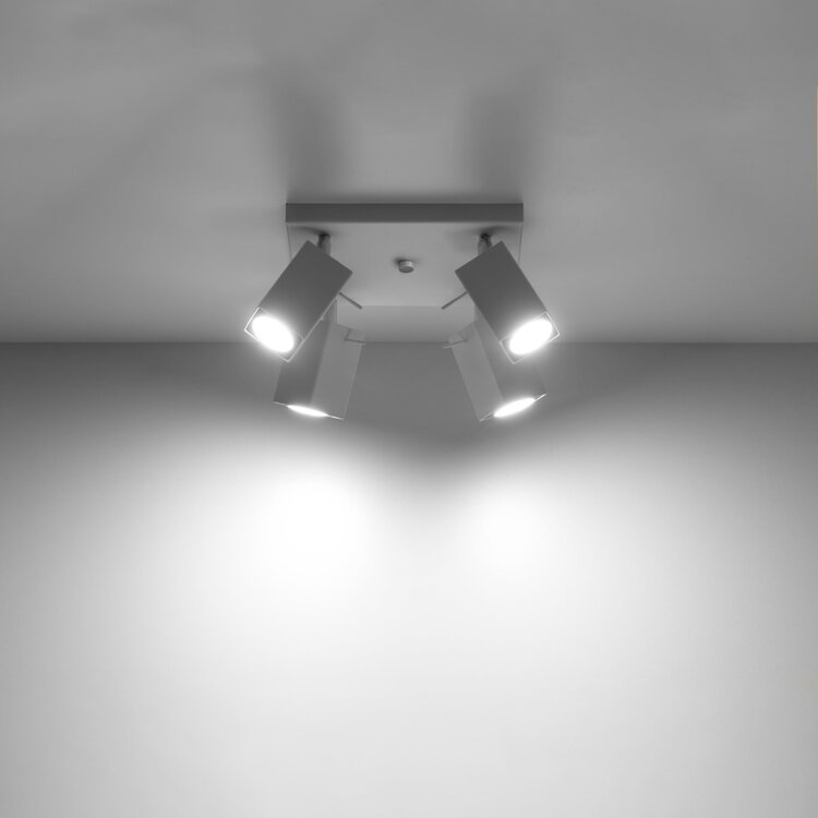 Sollux Lighting Deckenleuchte MERIDA 4 weiß
