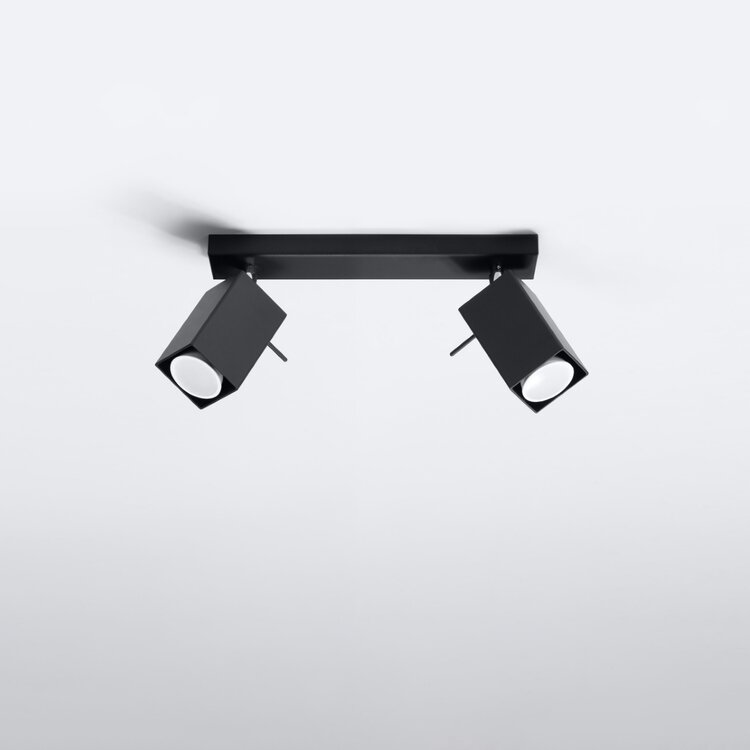 Sollux Lighting Deckenleuchte MERIDA 2 schwarz