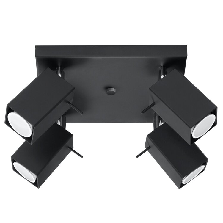 Sollux Lighting Ceiling lamp MERIDA 4 black