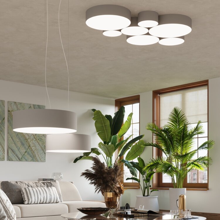 Sollux Lighting Ceiling lamp ARENA 45 grey