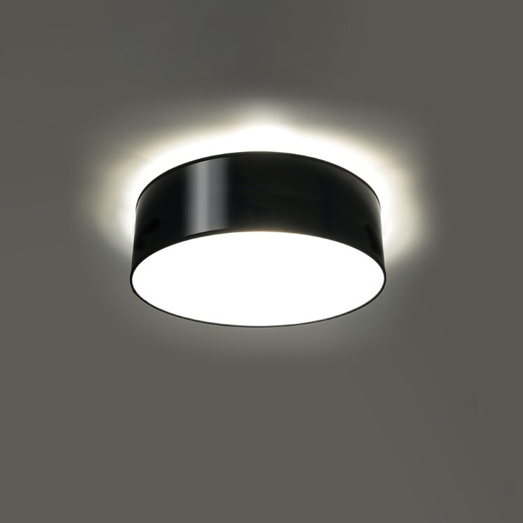 Sollux Lighting Plafondlamp ARENA zwart