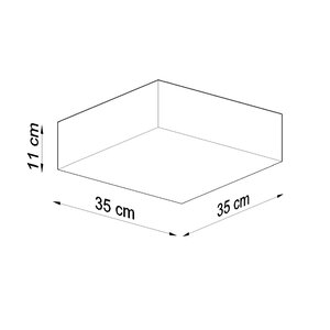 Sollux Lighting Deckenleuchte HORUS 35 schwarz